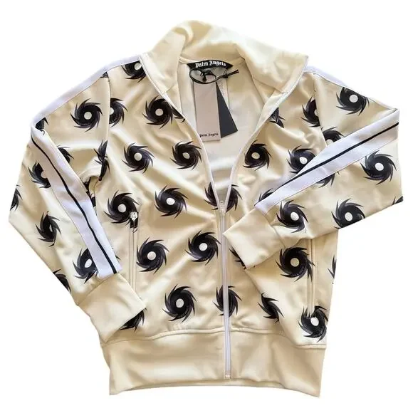 RETAIL $690 Palm Angels Hurricane Track Jacket Print Zip Up Jacket *NWT*SZ SMALL - Picture 3 of 10